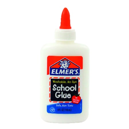 Elmers Elmer's Super Strength Polyvinyl acetate homopolymer Clear School Glue 4 oz 2081401